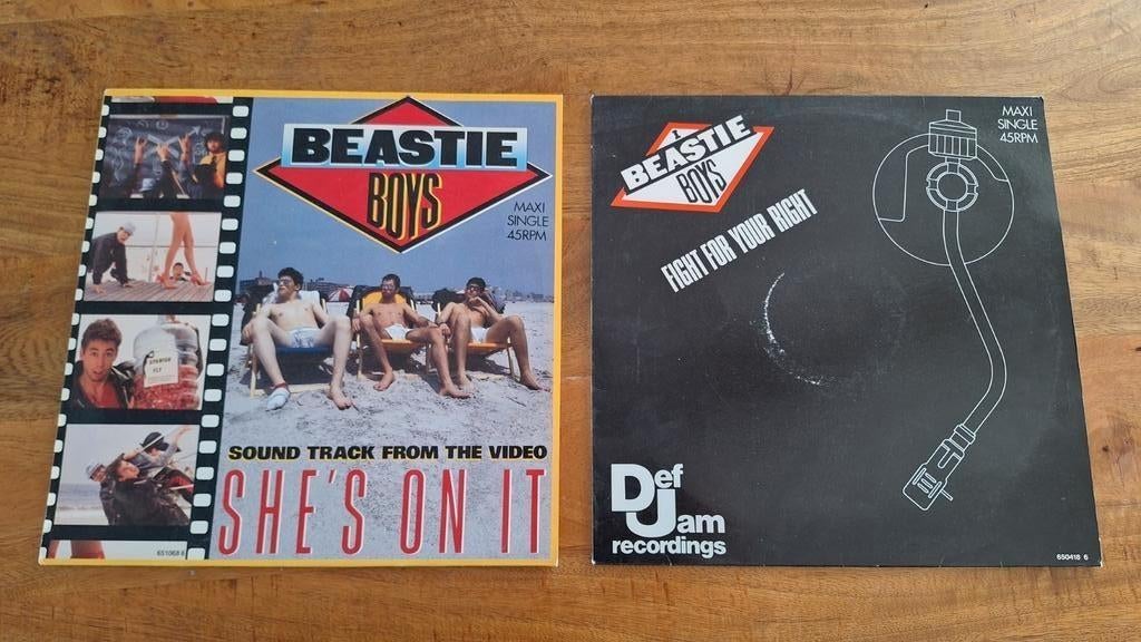 Beastie Boys maxi singels 2 stuks, Ophalen, 1985 tot 2000, 12 inch