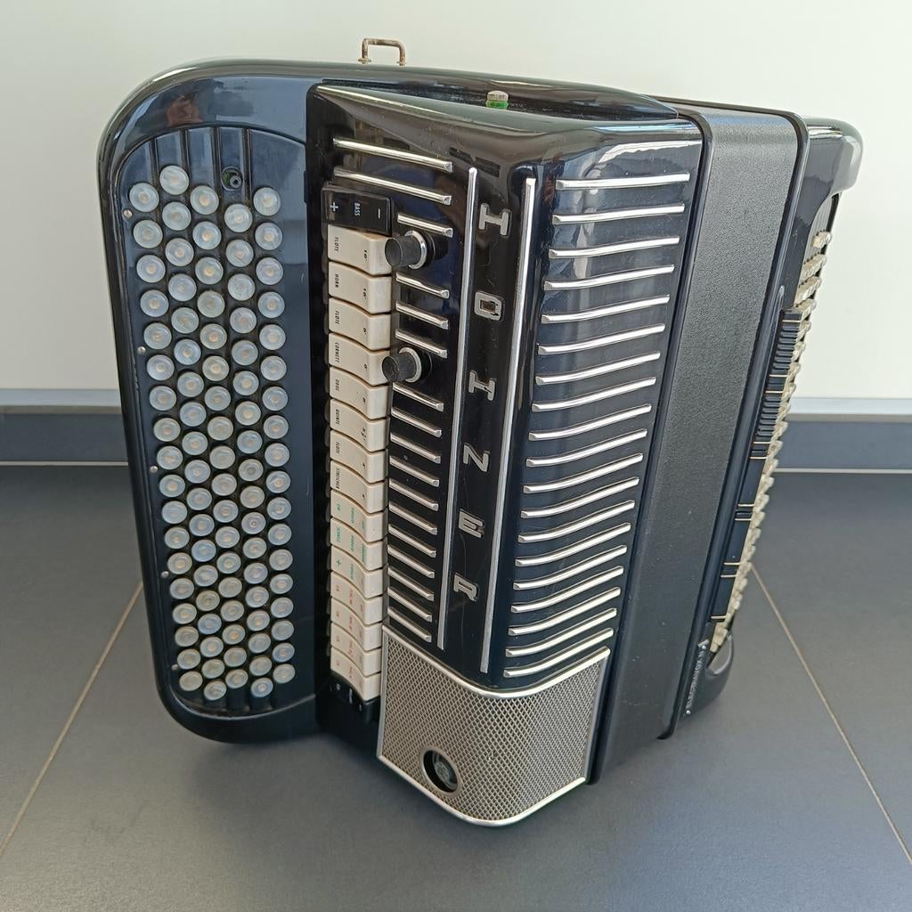 Hohner Electravox accordeon, Gebruikt, Met koffer, Ophalen of Verzenden, Hohner