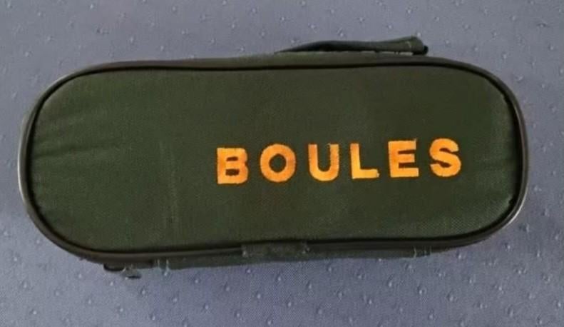 3 jeu de boules ballen in draagtasje, Een of twee spelers, Ophalen, Zo goed als nieuw, Jeu de boules