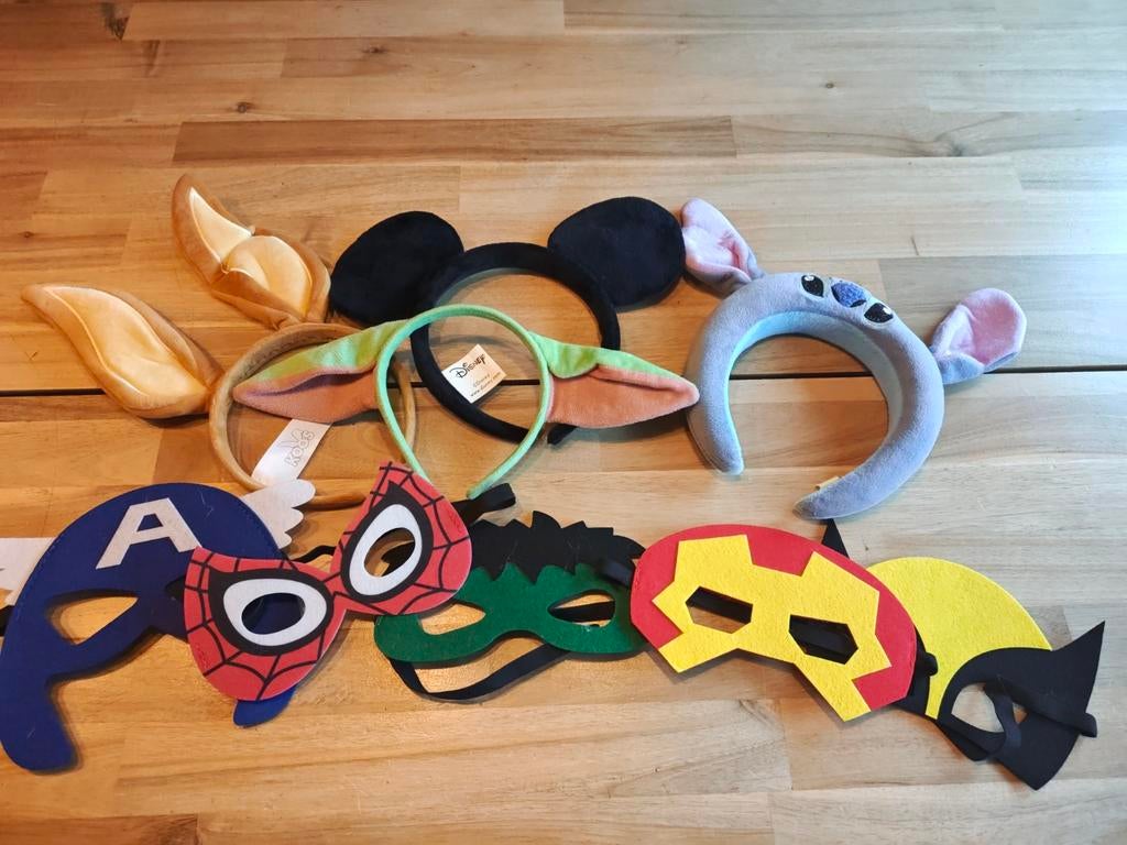 Verkleed oren en maskers, Kinderen en Baby's, Carnavalskleding en Verkleedspullen, Ophalen of Verzenden