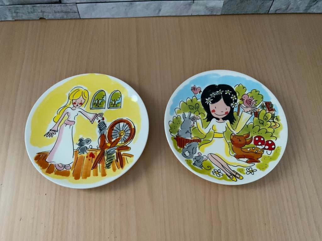 Blond Amsterdam Efteling gebaksbordjes, Ophalen of Verzenden, Zo goed als nieuw, Bord