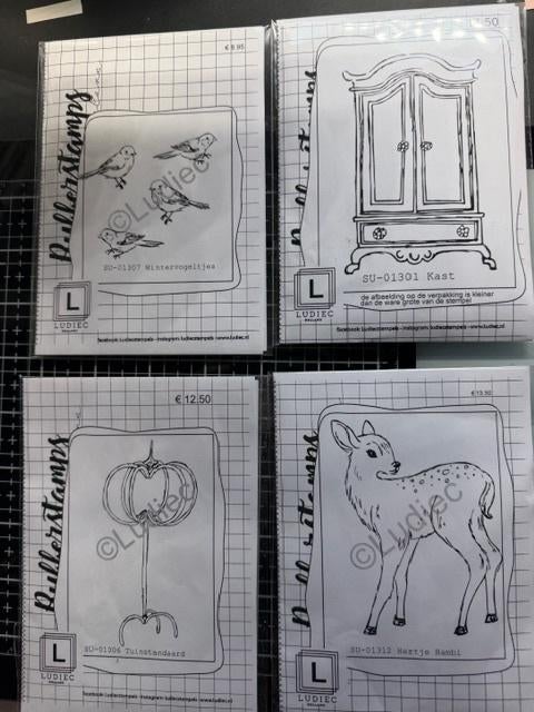 Nieuwe Ludiec stempels uit de Winterhappiness, Ophalen of Verzenden, Nieuw, EZ-mounted stempel