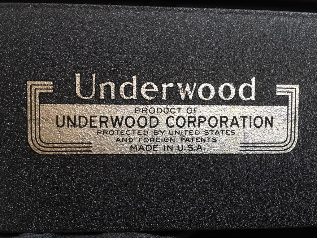 Underwood portable typewriter, Ophalen of Verzenden, Gebruikt