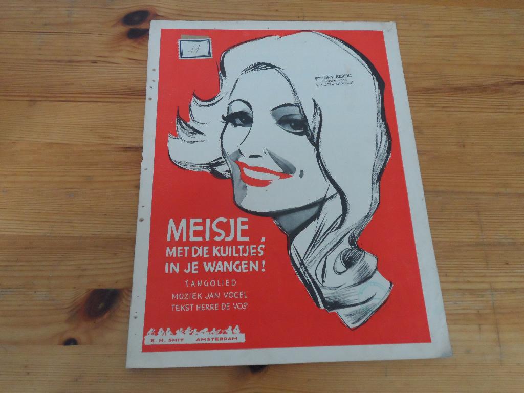 Meisje met die kuiltjes in de wangen - jan vogel, Gebruikt, Gitaar, Ophalen of Verzenden, Artiest of Componist