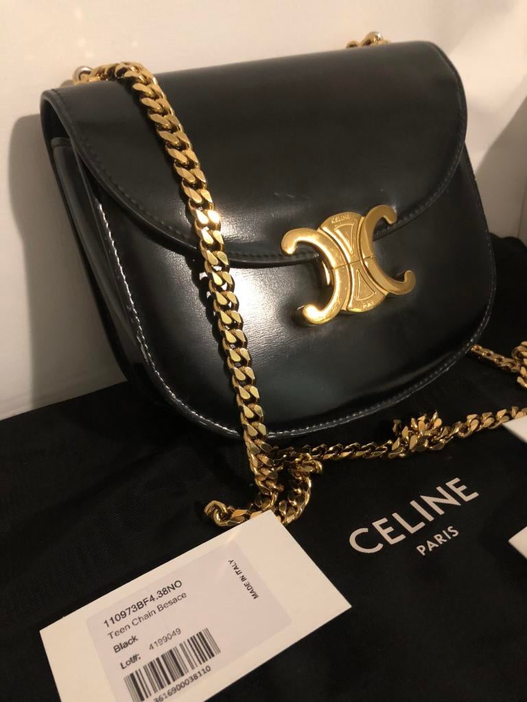 Celine tas, Ophalen, Zo goed als nieuw, Zwart, Handtas