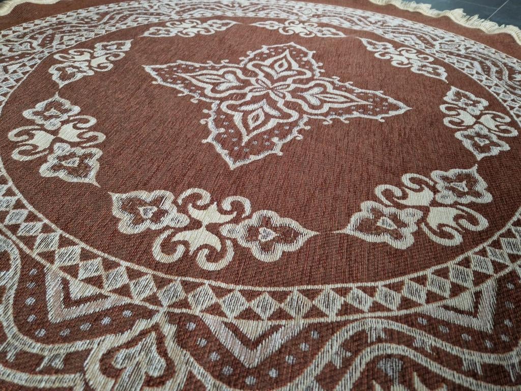 Mooi tafelkleed 160 doorsnee aan beide zijden te gebruiken, Huis en Inrichting, Ophalen of Verzenden, Rond, 150 tot 200 cm, 150 tot 200 cm