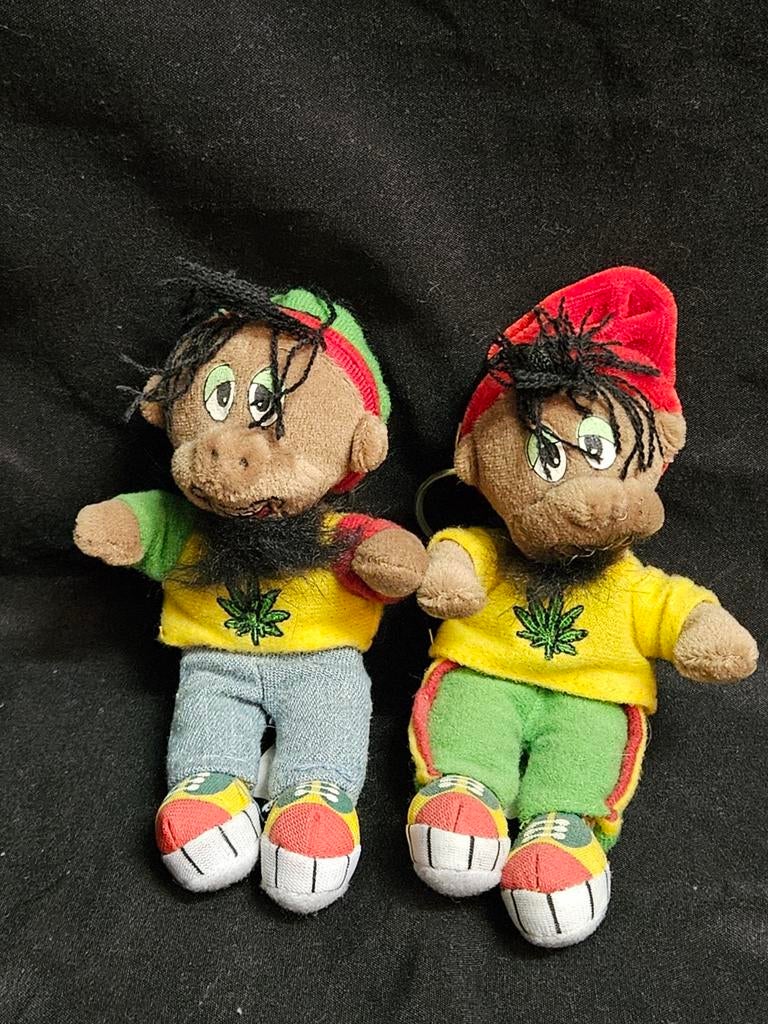 2x rasta man sleutelhanger, Ophalen of Verzenden, Nieuw, Knuffel of Figuurtje