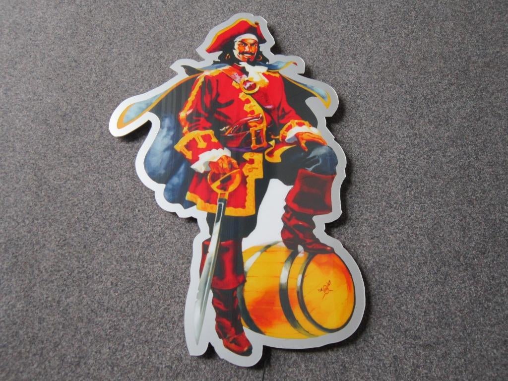 CAPTAIN MORGAN LED LICHTRECLAME, Ophalen, Zo goed als nieuw, Lichtbak of (neon) lamp