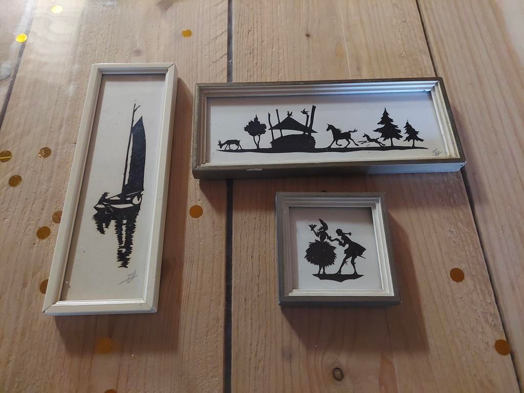 1 knipwerkje, knipkunst, W. Tj. Lever, Ophalen of Verzenden