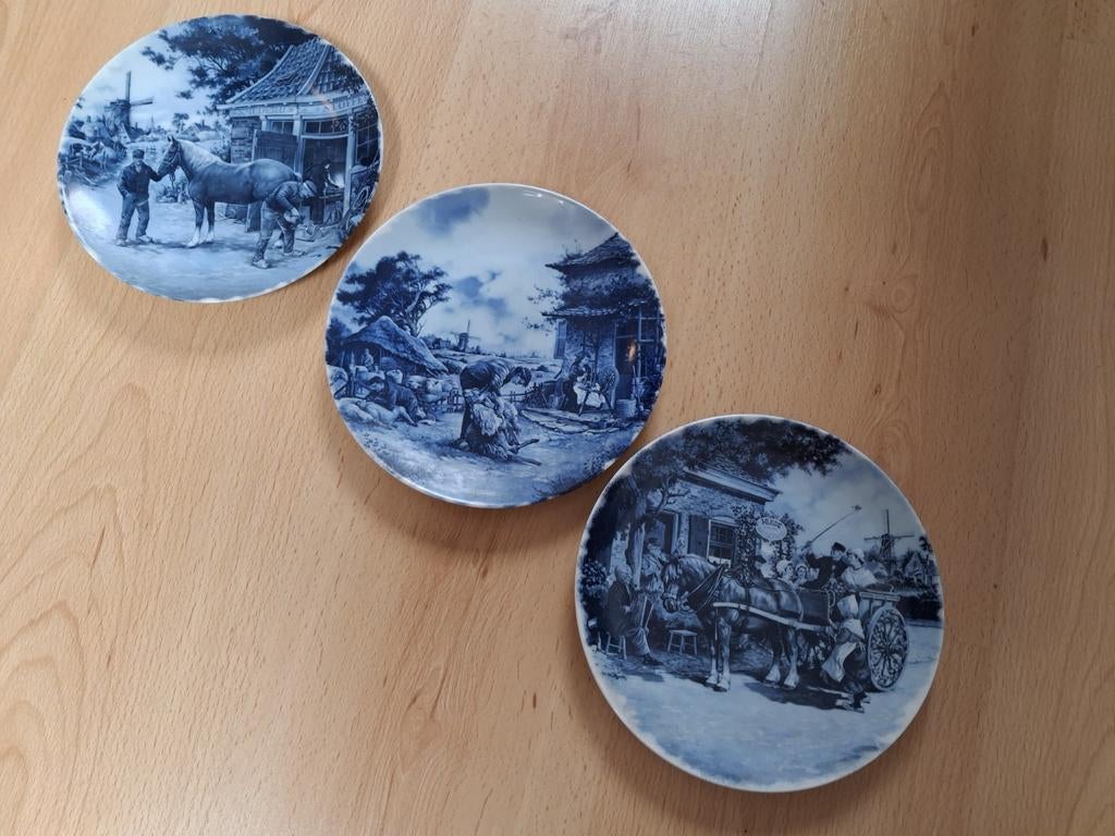 Delfts blauwe wandborden, Ophalen of Verzenden