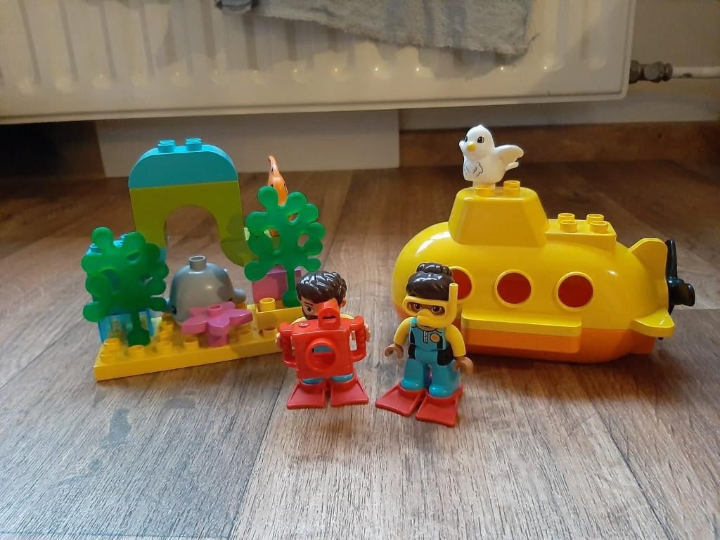 Duplo Duikboot 10910 Compleet, Ophalen of Verzenden, Zo goed als nieuw, Complete set, Duplo