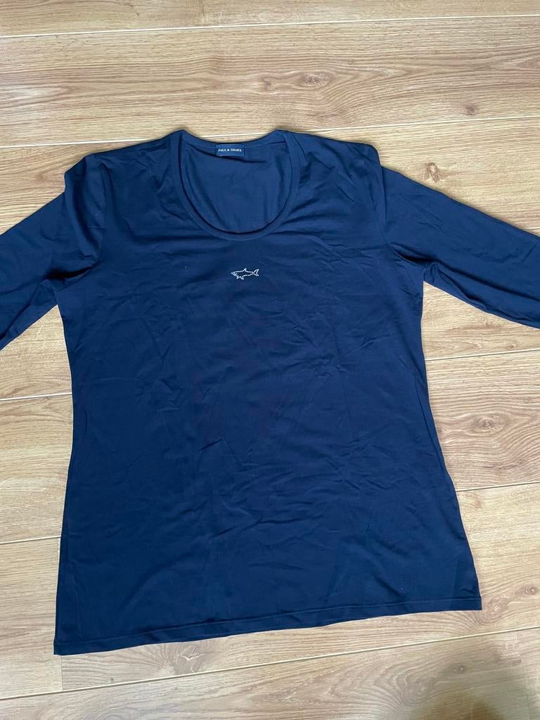 Paul & shark longsleeve maat L, Blauw, Maat 42/44 (L), Ophalen of Verzenden, Zo goed als nieuw