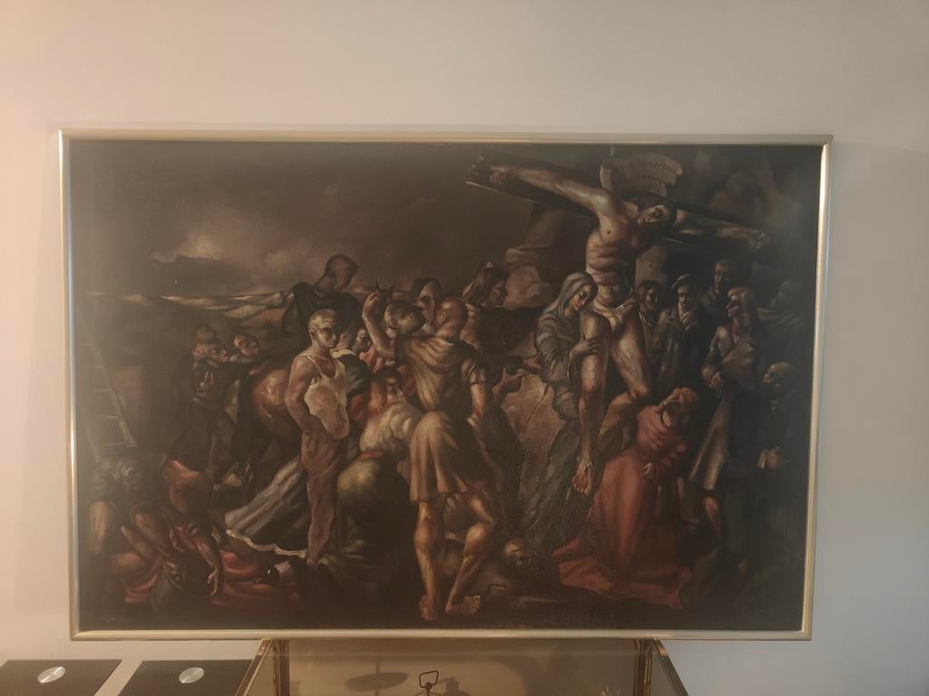schilderij Willem Hofhuizen Olieverf op canvas, Ophalen