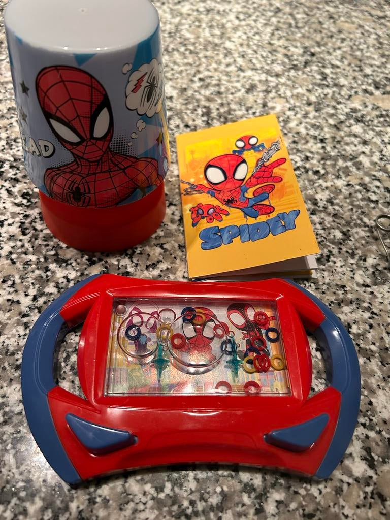 Aquaplay Spiderman gratis ligh and color book, Ophalen of Verzenden, Gebruikt, Jongen of Meisje