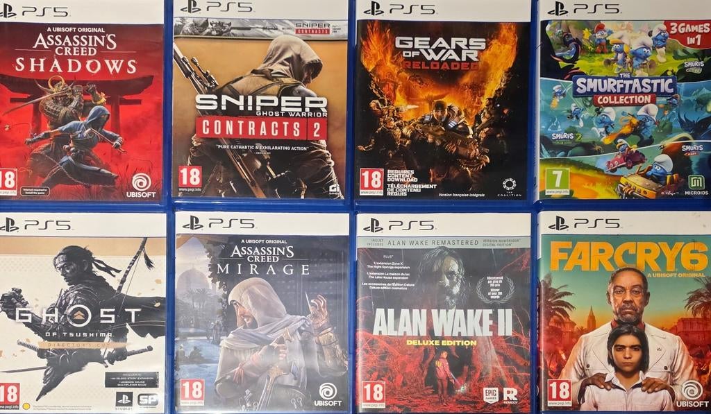 Ps5 games zie beschrijving voor prijzen, Ophalen of Verzenden, Zo goed als nieuw