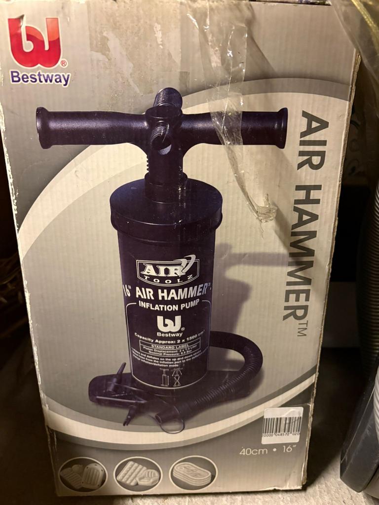 Bestway Air Hammer Pomp, Ophalen