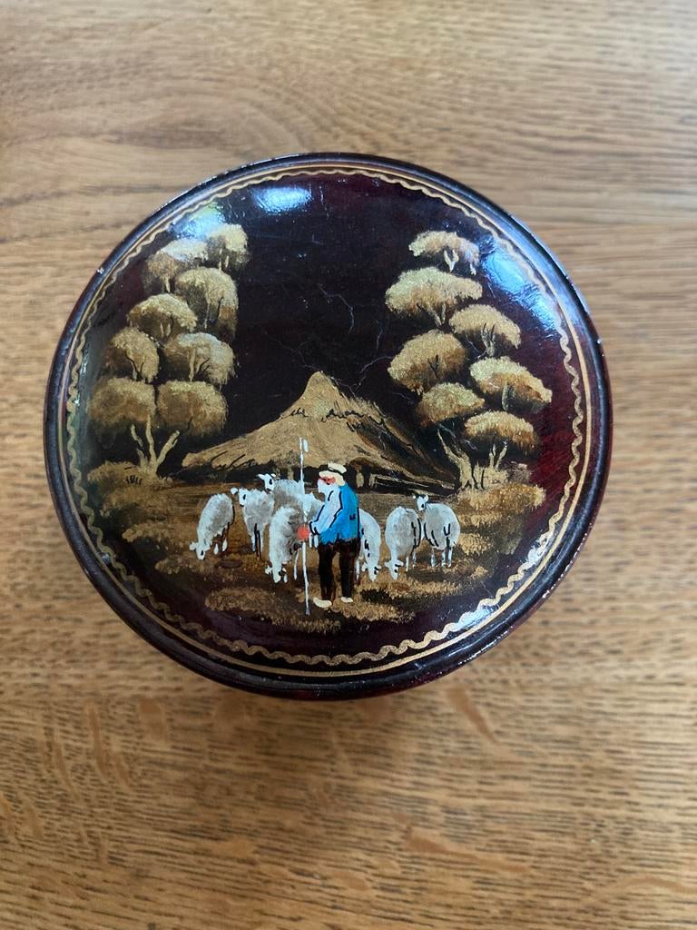 Lakdoosje chinees met onderzetters, Ophalen of Verzenden