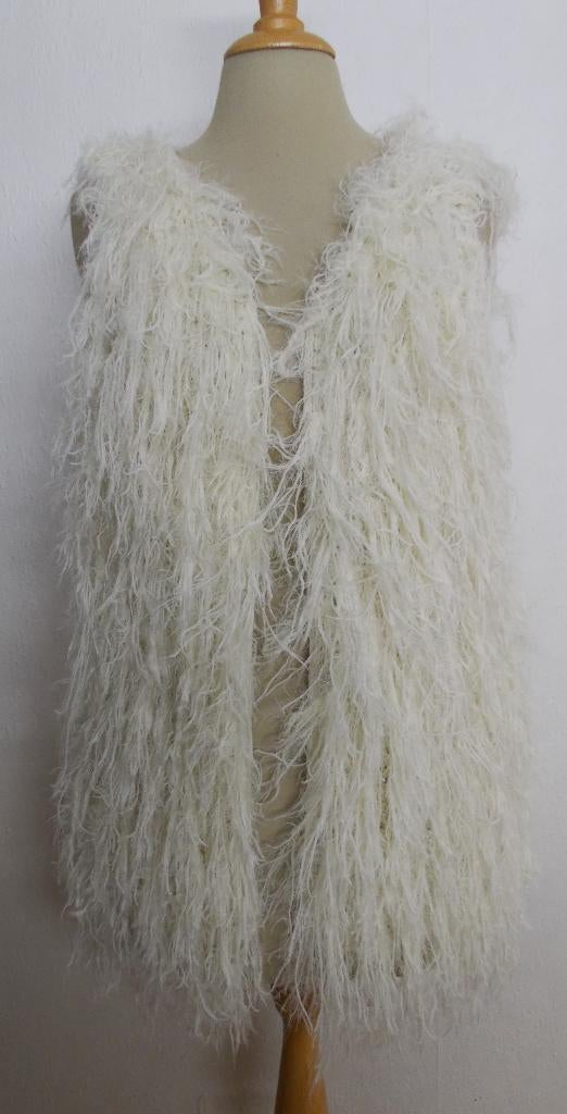 Ibiza/boho/hippy/festival/afghaans beige vest! L, Verzenden, Zo goed als nieuw, Maat 42/44 (L), Beige