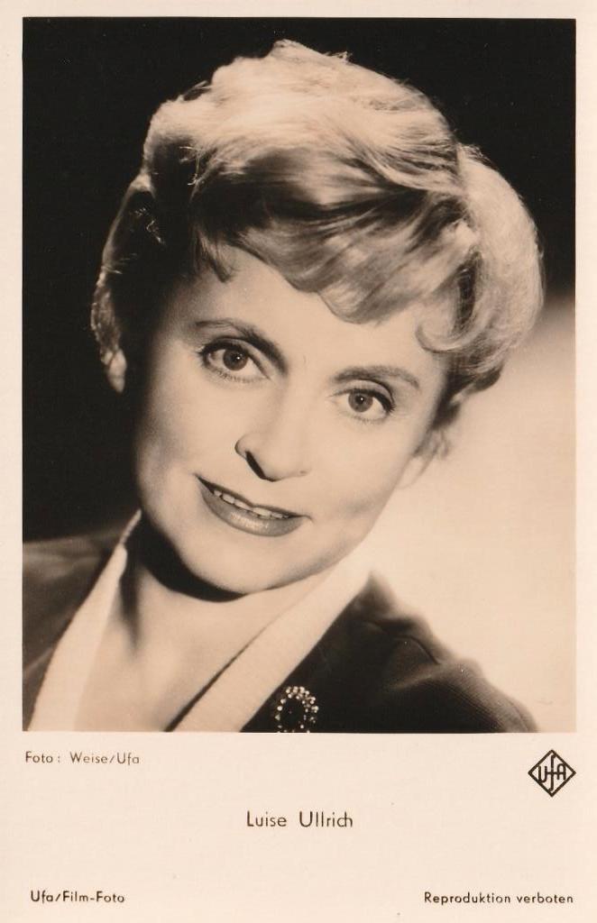 Oude Kaart Luise Ullrich, Verzamelen, Verzenden, 1940 tot 1960, Ongelopen, Sterren en Beroemdheden