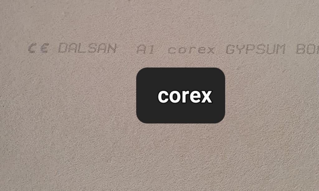 Brandwerende platen.  Corex.  A1., Doe-het-zelf en Verbouw, Platen en Panelen, Nieuw, Overige materialen, Minder dan 20 mm, Ophalen