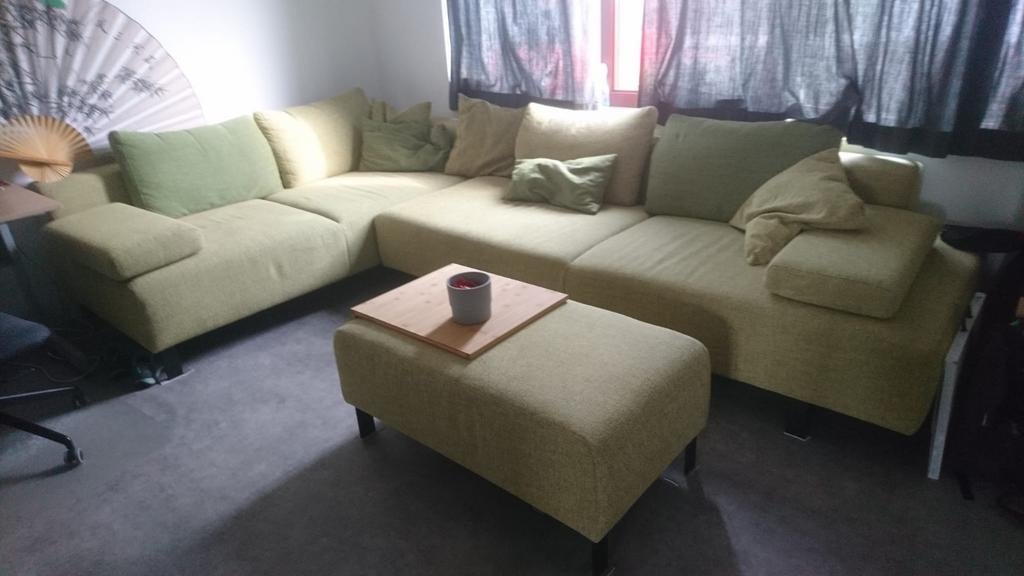 Montel modulaire design bank, Ophalen, 250 tot 300 cm, Gebruikt, 100 tot 125 cm