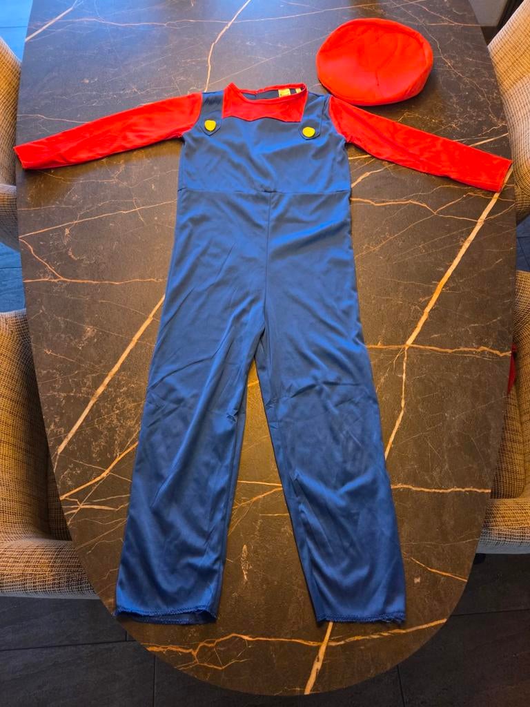 Mario pak, Kinderen en Baby's, Carnavalskleding en Verkleedspullen, Ophalen, Zo goed als nieuw, Jongen of Meisje