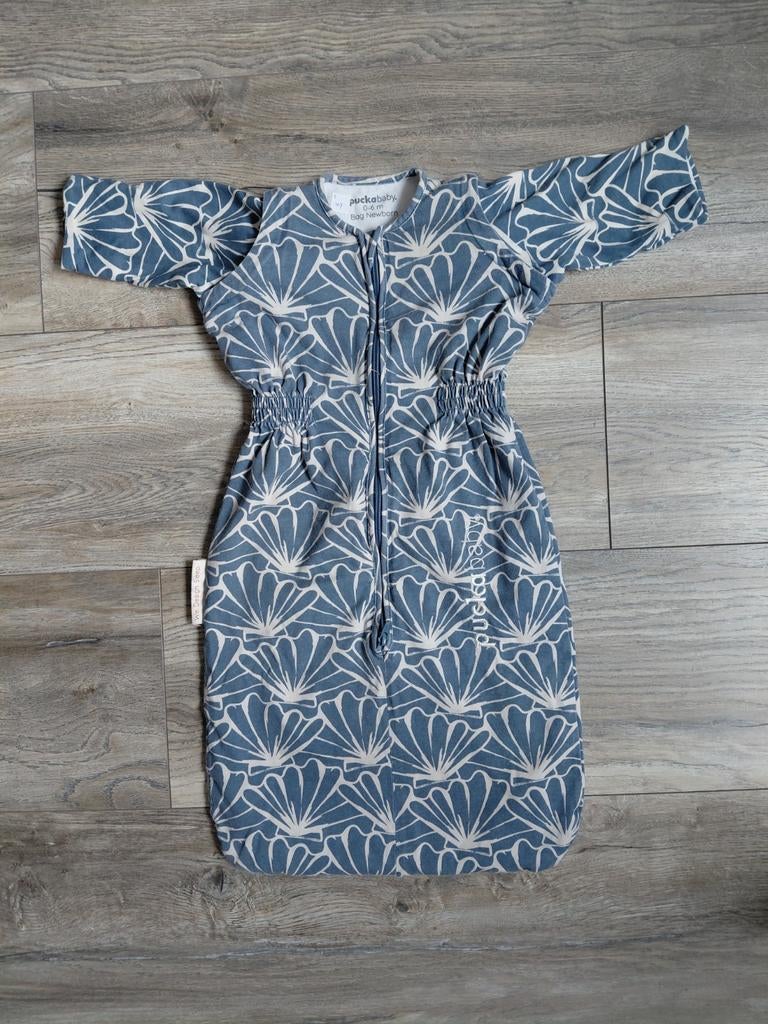 Puckababy newborn bag, seashell denim, prachtige staat, Ophalen of Verzenden, Zo goed als nieuw, Slaapzak