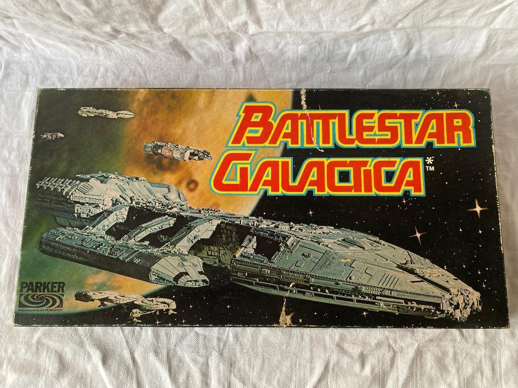 Battlestar Galactica bordspel 1978, Hobby en Vrije tijd, Gezelschapsspellen | Bordspellen, Parker, Gebruikt, Onbekend, Ophalen of Verzenden