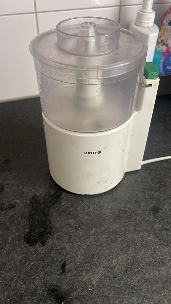 Kleine Krups Hakmolen - Ideaal voor Keuken, Ophalen of Verzenden, Gebruikt, Blender
