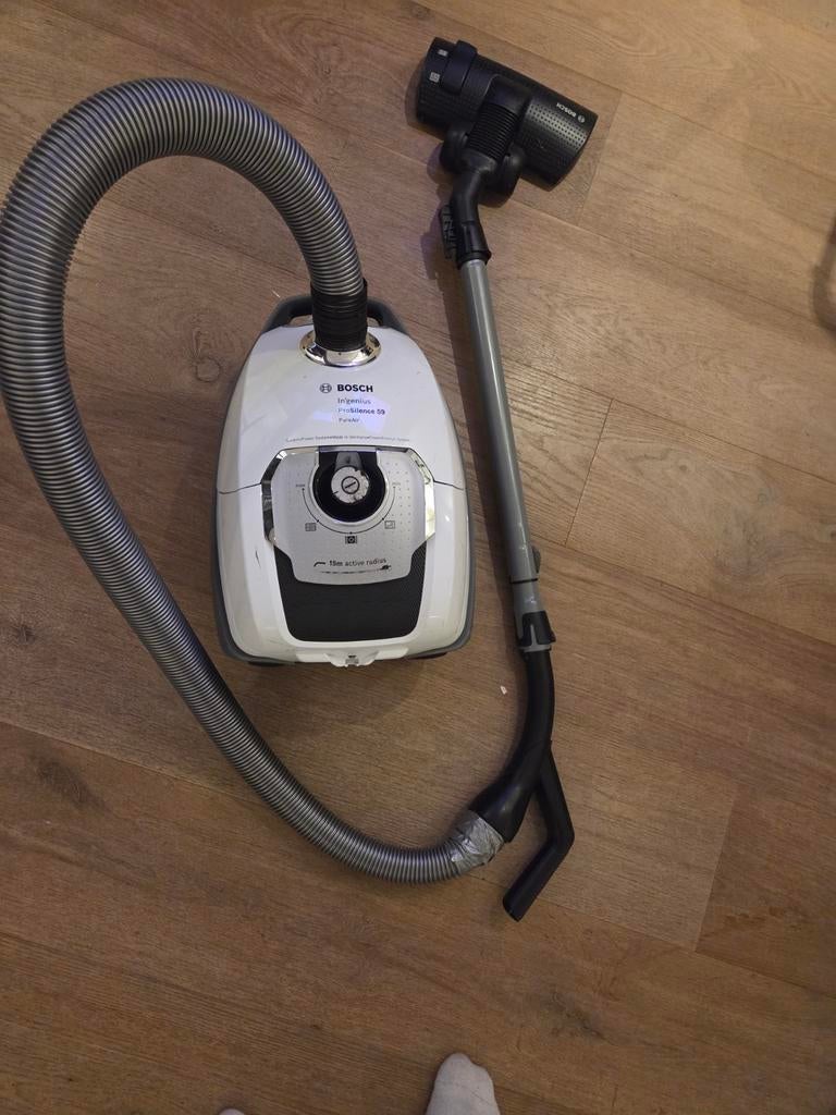 Defecte Bosch Ingenius ProSilence 59 Pure Air Stofzuiger, Witgoed en Apparatuur, Stofzuigers, Stofzak, Stofzuiger, Ophalen of Verzenden