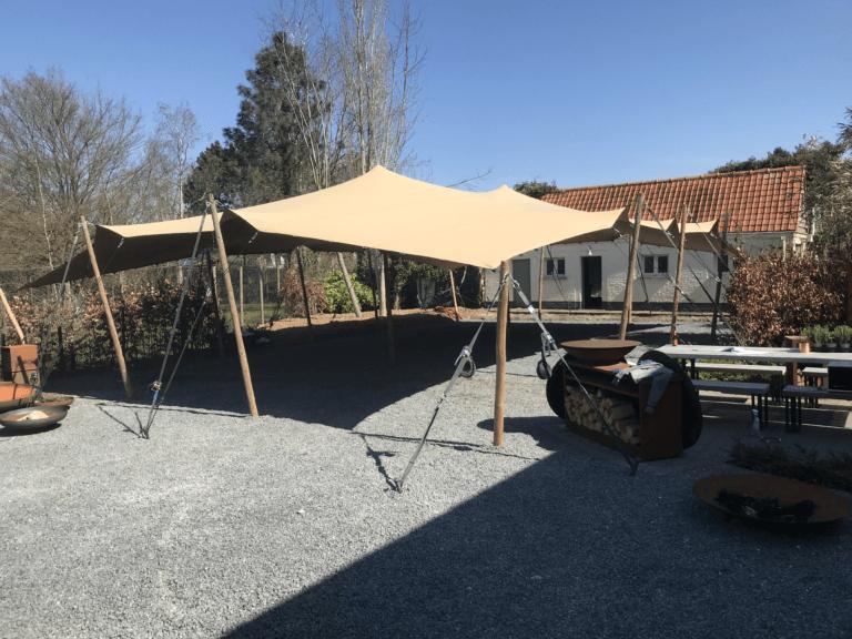 Stretchtent 10x15 meter kopen - ideaal voor grotere feesten, Ophalen, Overige typen, 6 meter of meer, Nieuw