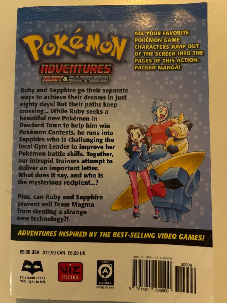 Pokémon Adventures: Ruby & Sapphire - Volume 16, Eén stripboek, Ophalen of Verzenden, Zo goed als nieuw