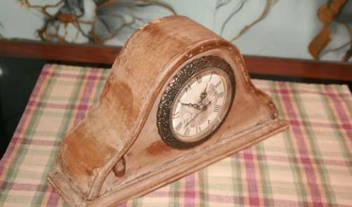 Brocante stijl Pendule, Antiek en Kunst, Ophalen of Verzenden