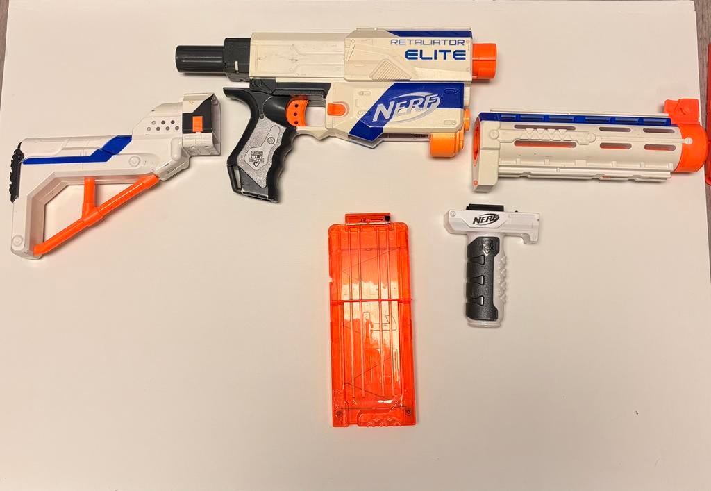 Nerf retaliator, Ophalen of Verzenden, Gebruikt