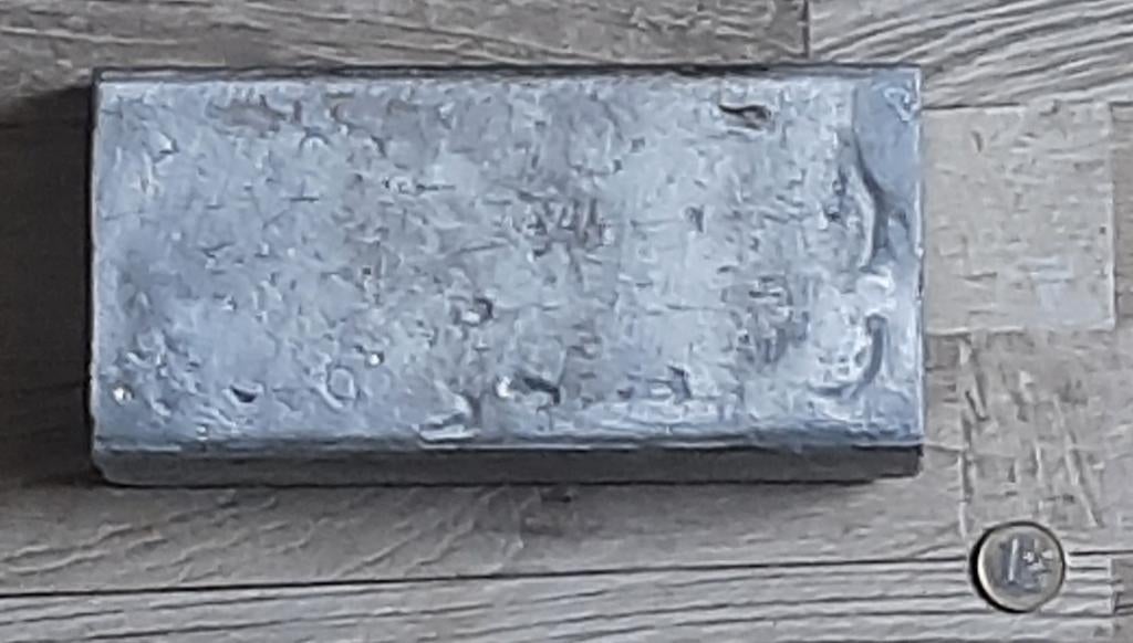 Aluminium baar 3.492 gram, Postzegels en Munten, Edelmetalen en Baren, Ophalen of Verzenden, Zilver