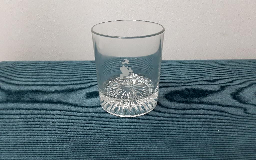 JOHNNIE WALKER glas (grote logo), Ophalen of Verzenden, Zo goed als nieuw, Borrel- of Shotglas