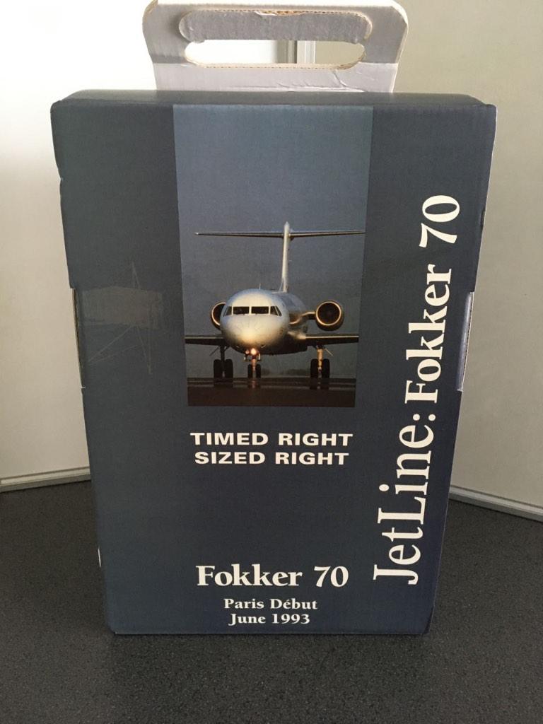 Introduktie pakket Fokker F70 Parijs Juni 1993, Verzamelen, Ophalen of Verzenden, Nieuw, Overige typen