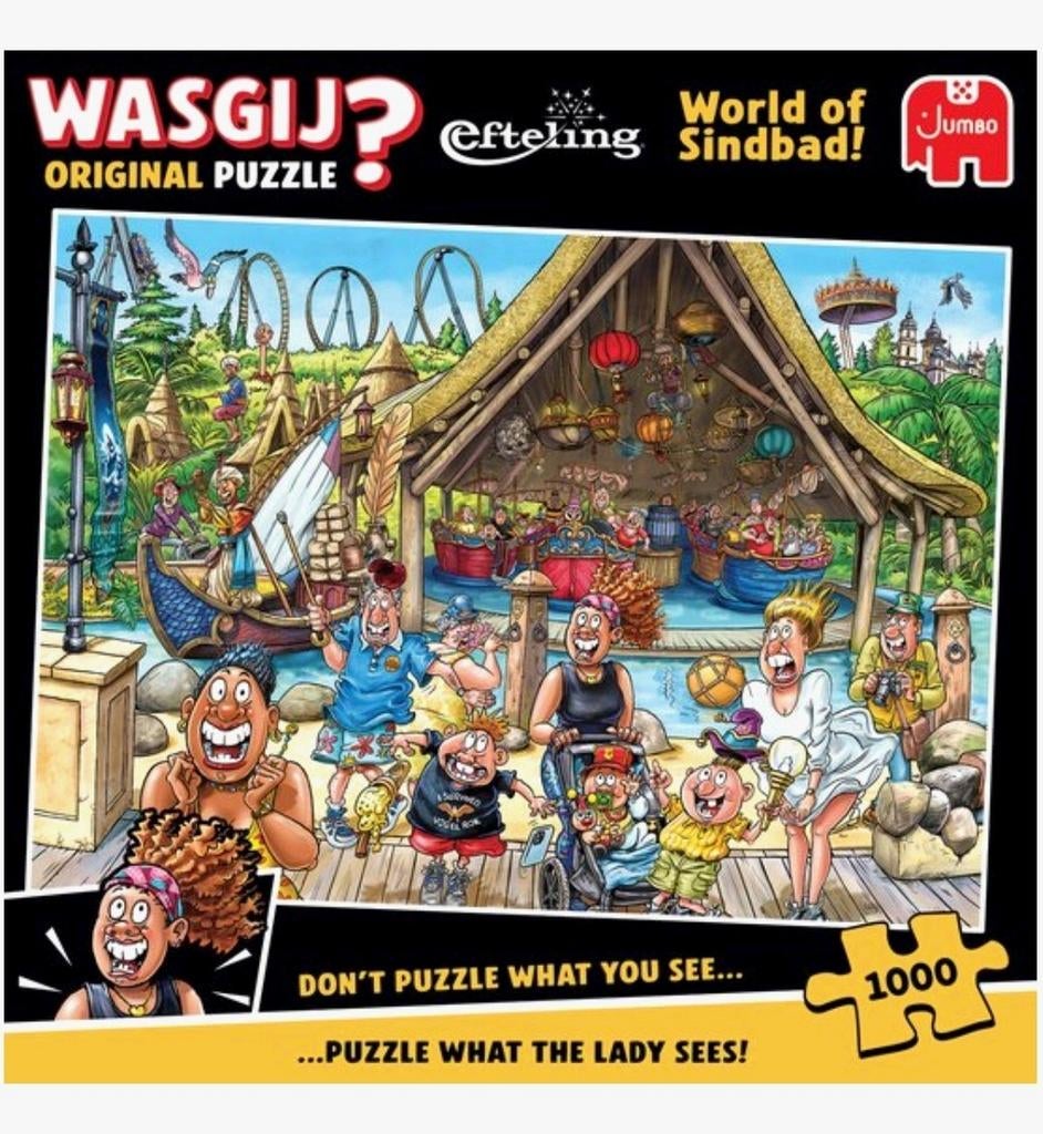 Wasgij Efteling, Ophalen of Verzenden, 500 t/m 1500 stukjes, Zo goed als nieuw