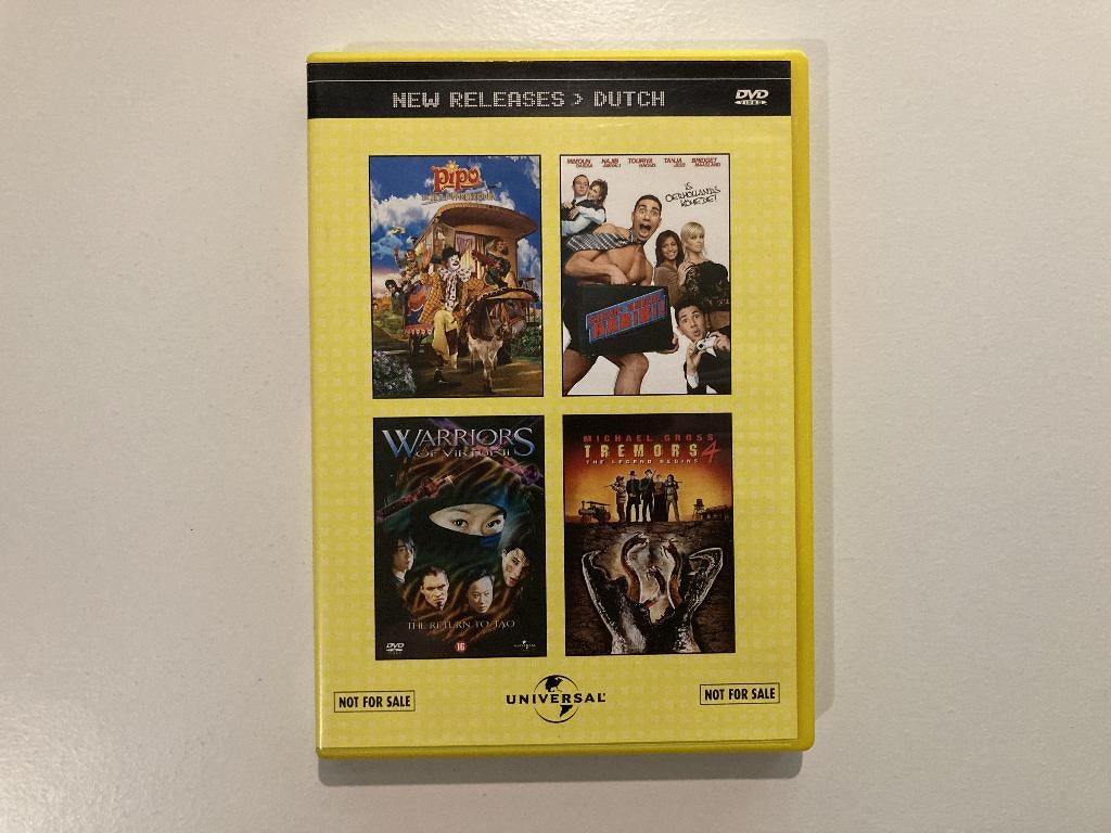 Universal Preview DVD Tremors 4, Warriors Of Virtue 2 DVD, Alle leeftijden, Ophalen of Verzenden, Zo goed als nieuw, Overige genres