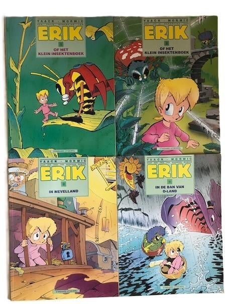Yaack/Mormic Erik (Bomans) 1-4 SC 1990 Standaard COMPLEET!, Complete serie of reeks, Nieuw, Ophalen of Verzenden, Yaack/Mormic