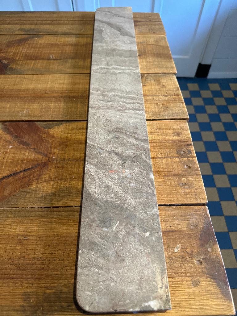 Hardstenen vensterbank 83 cm – echte natuursteen, Ophalen, Gebruikt, Hardsteen, Vensterbanken