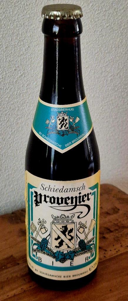 oude Volle SCHIEDAMSCH PROVENIER bier UIT 1994, Verzamelen, Biermerken, Ophalen of Verzenden, Zo goed als nieuw, Flesje(s), Overige merken