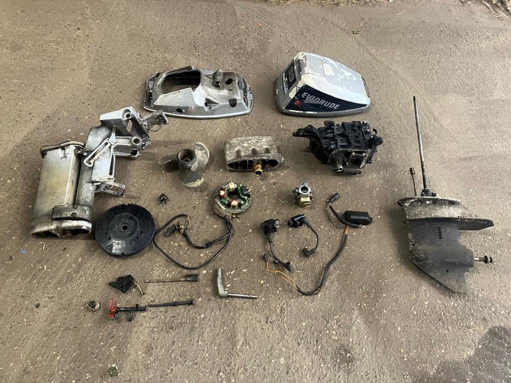 Evinrude Johnson 9.9 15 pk 2 takt buitenboordmotor onderdele, Watersport en Boten, Ophalen of Verzenden, Gebruikt, Motor en Techniek