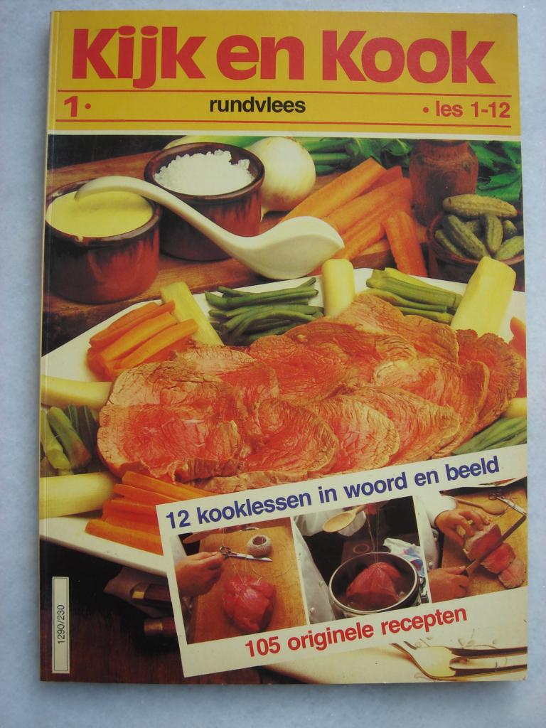 Kijk en Kook 1. Rundvlees, Boeken, Kookboeken, Ophalen of Verzenden, Gelezen, Hoofdgerechten