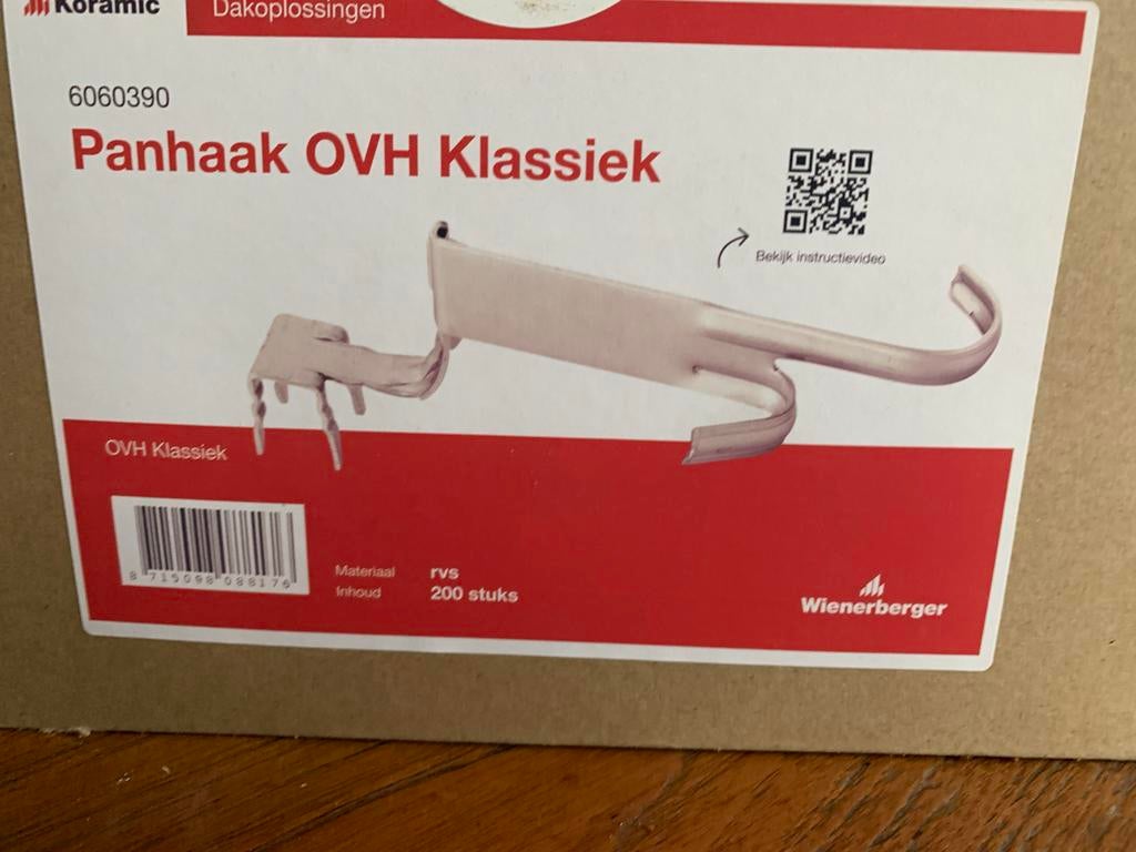 Panhaak OVH Klassiek - Nieuw in doos, Ophalen, Overige kleuren, Nieuw, Minder dan 5 m²