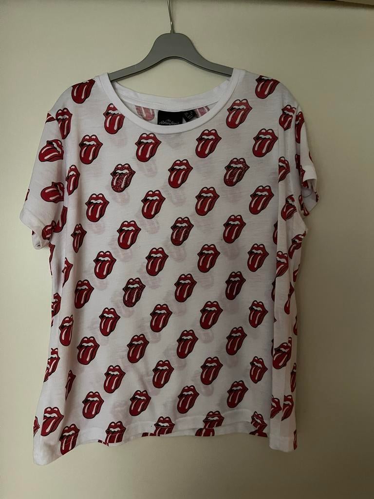 Rolling Stones Dames T-shirt, Kleding | Dames, T-shirts, Wit, Maat 42/44 (L), Ophalen of Verzenden, Zo goed als nieuw