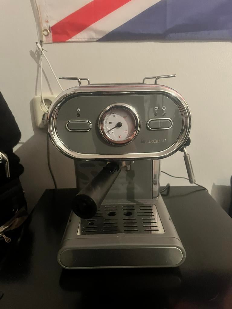 Espresso machine Silvercrest, Witgoed en Apparatuur, Ophalen of Verzenden, Zo goed als nieuw, Espresso apparaat