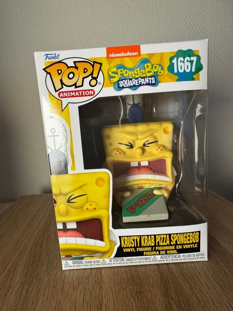Funko Pop Krusty Krab Pizza Spongebob 1667, Verzamelen, Poppetjes en Figuurtjes, Ophalen of Verzenden, Nieuw