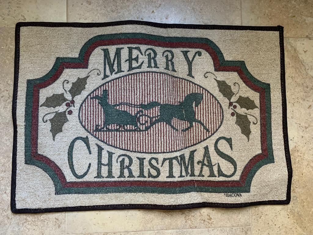 Mat / Deurmat 'Kerst' "Merry Christmas" Nieuw, Diversen, Kerst, Ophalen of Verzenden, Nieuw