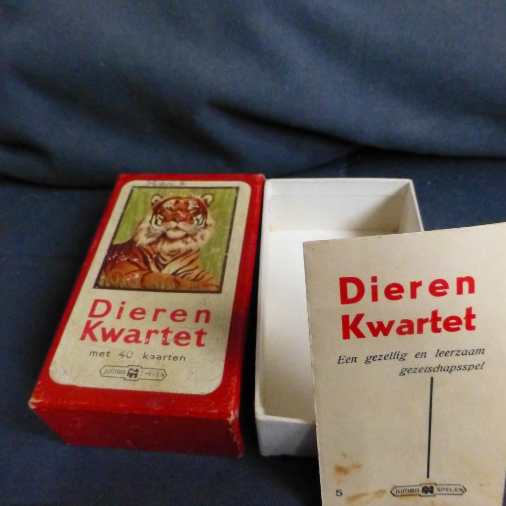 Kwartet Dieren van Jumbo nr5, Ophalen of Verzenden, Zo goed als nieuw, Kwartet(ten)